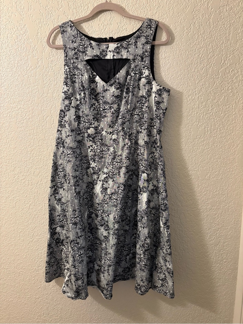 Torrid Sleeveless Black & White A-Line Dress 16
